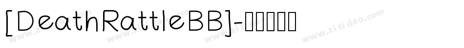 [DeathRattleBB]字体转换